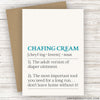 CHAFING CREAM